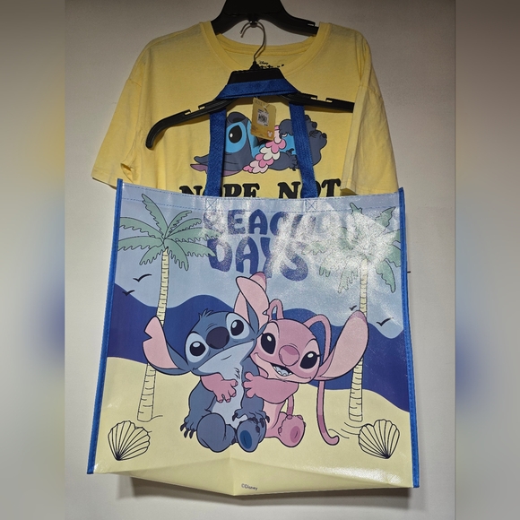 Disney LiLo&Stitch "Nope NOT Today"GraphicTee and Resuable Shopping Bag.… - Picture 2 of 11